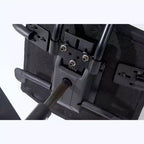 Sedia da ufficio ergonomica moderna Okak con rete, altezza regolabile, sedia girevole con base in metallo, sedia Criss Cross per studio, sala lettura, nera