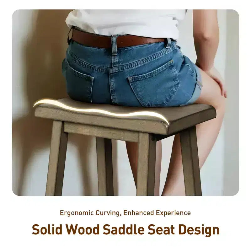 Captiva Designs Set da 4 Pezzi Tavolo da Pranzo in Legno con Tavolo Rettangolare, Sgabelli e Panchina