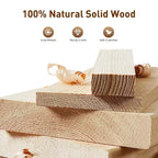 Captiva Designs Set da 4 Pezzi Tavolo da Pranzo in Legno con Tavolo Rettangolare, Sgabelli e Panchina