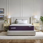 Purple Restore Hybrid Mattress with GelFlex Grid and Coil System, Grey