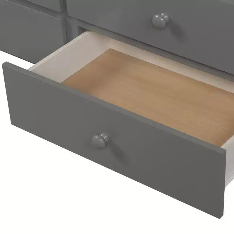 Letto a castello singolo su singolo con letto estraibile, letto a castello in legno con 3 cassetti portaoggetti e spondina di sicurezza, trasformabile in 2 letti