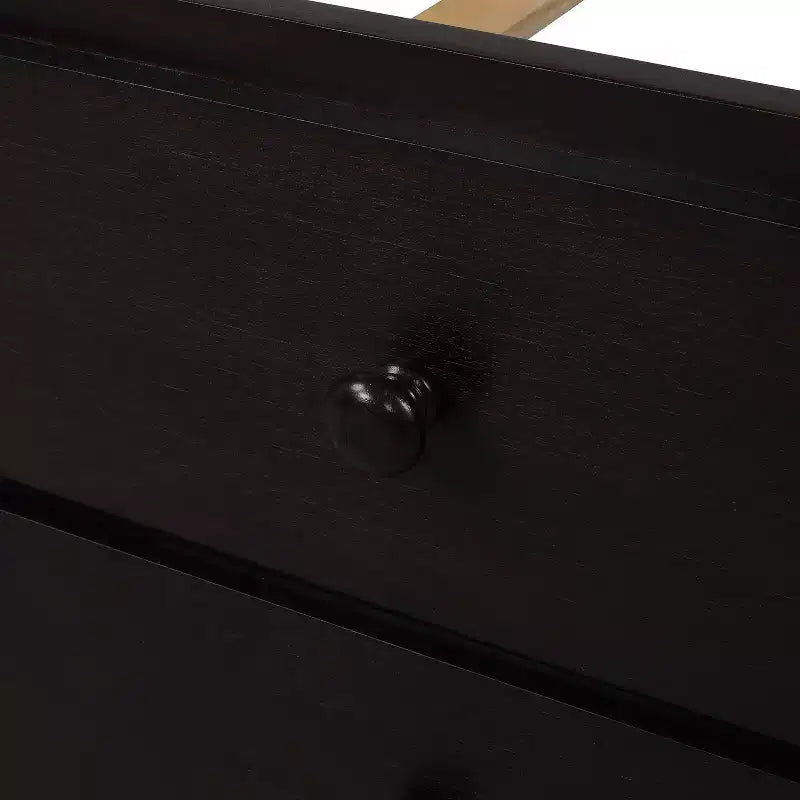 Letto a castello singolo su singolo con letto estraibile, letto a castello in legno con 3 cassetti portaoggetti e spondina di sicurezza, trasformabile in 2 letti
