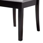 Set da pranzo 5 pezzi Baxton Studio Nellie in tessuto grigio moderno e legno marrone scuro