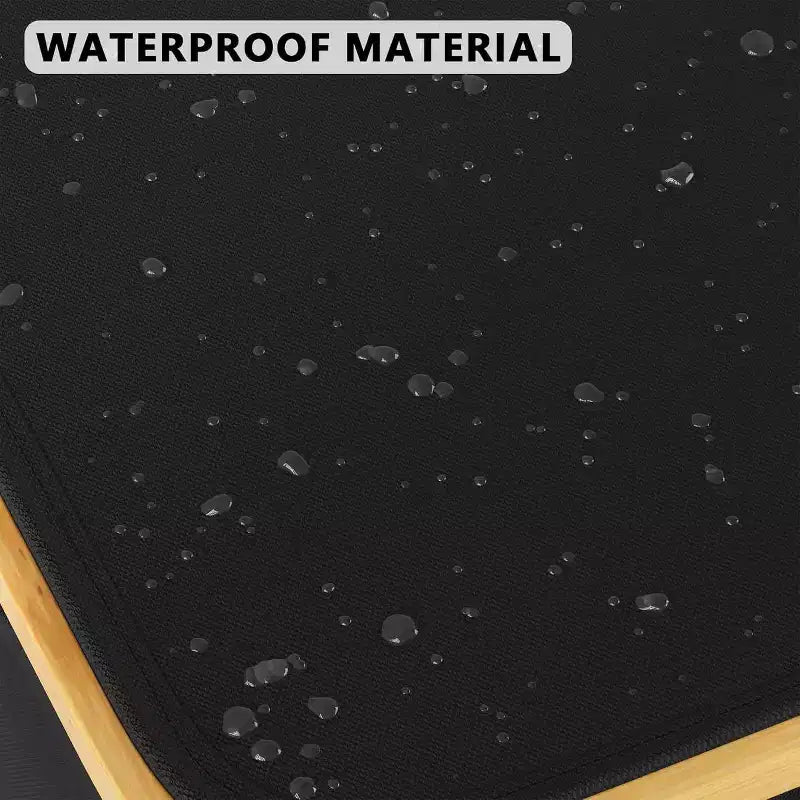 Cesto portabiancheria con ruote e coperchio - Cesto portabiancheria da 100 litri con manico in bambù, ampio organizer per lavanderia SpaceAid per camera da letto, bagno, dormitorio