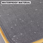 Cesto portabiancheria con ruote e coperchio - Cesto portabiancheria da 100 litri con manico in bambù, ampio organizer per lavanderia SpaceAid per camera da letto, bagno, dormitorio