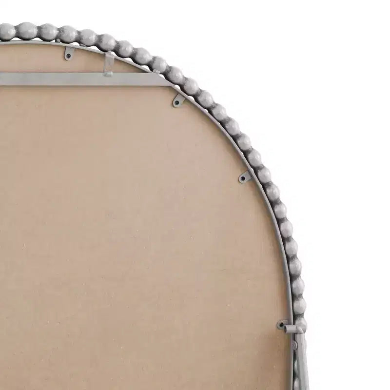 Specchio intero in metallo retrò Okak 65*35 pollici con supporto, elegante specchio ad arco, specchio da terra per soggiorno, camera da letto