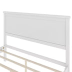 Polibi Letto a Piattaforma in Legno Massello Stile Moderno Mid-Century