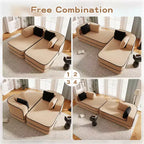 77.2 Divano Teddy, spugna 32D, senza ossatura, due chaise longue, divano letto, colore a contrasto, simmetrico, salotto
