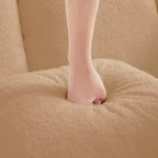 77.2 Divano Teddy, spugna 32D, senza ossatura, due chaise longue, divano letto, colore a contrasto, simmetrico, salotto