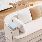 77.2 Divano Teddy, spugna 32D, senza ossatura, due chaise longue, divano letto, colore a contrasto, simmetrico, salotto