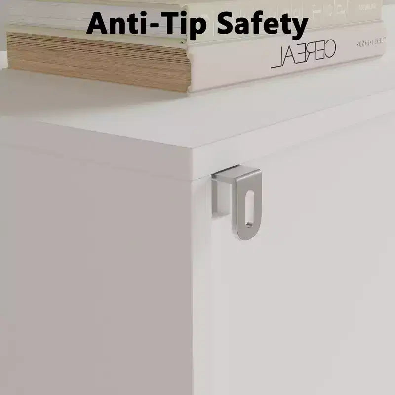 Libreria Alta 180 cm con Armadietto, Scaffale Aperto a 3 Ripiani in Legno con Mensole Regolabili, Grande Scaffale Contenitore Espositivo, Scaffale Verticale per Casa