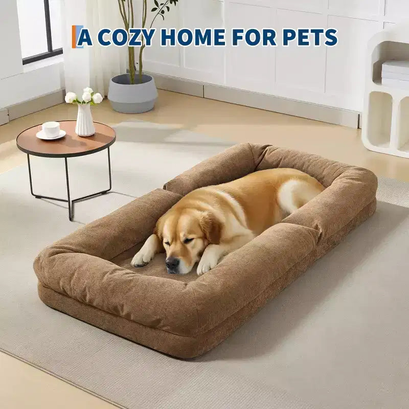 Divano letto pouf regolabile in 5 posizioni, cuscini morbidi, adatto per adulti e animali domestici, con soffici cuscini, pieghevole, adatto per camera da letto, soggiorno