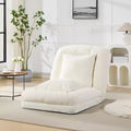 5-position adjustable beanbag sofa bed, soft cushions, suitable for adults and pets, with fluffy pillows, foldable, suitable for bedroom, living room
