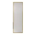 Okak 77*27.5IN Specchio Rettangolare a Figura Intera con Cornice in Acciaio Inox, Specchio da Terra con Fori per Appenderlo, Specchio da Parete per Soggiorno, Camera da Letto, Oro