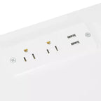 Homy Casa Tavolo da Trucco con Sgabello e Armadietti Contenitori per Camera da Letto o Spogliatoio, Bianco