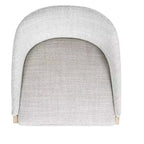 Sgabello da bancone imbottito Jennifer Taylor Home Newport 30.5 con schienale curvo stile costiero