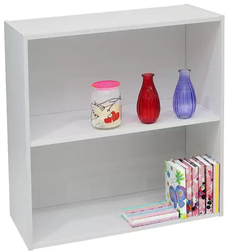 Kings Brand Furniture - Organizzatore portaoggetti con libreria a 2 ripiani in legno