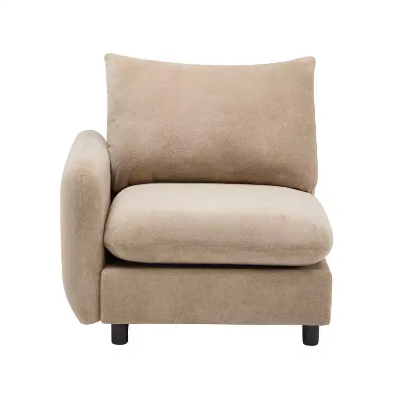 Set Divano Componibile Moderno Imbottito 5 Pezzi Christopher Knight Home Acker