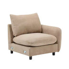 Set Divano Componibile Moderno Imbottito 5 Pezzi Christopher Knight Home Acker