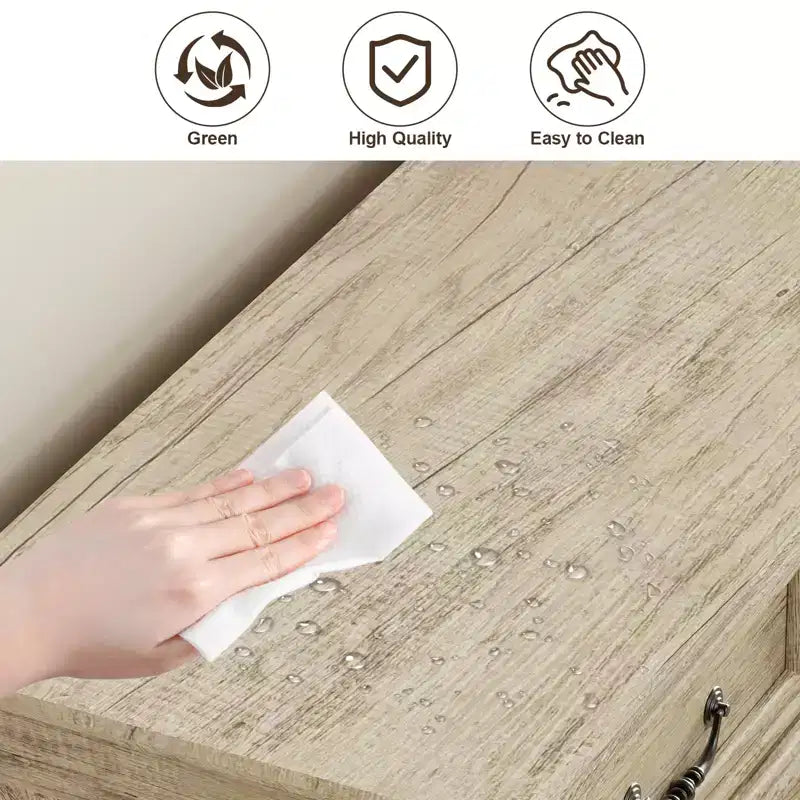 La cassettiera Dyonery in stile rustico è dotata di cassetti di diverse dimensioni per una conservazione a strati, adatta sia per la camera da letto che per il soggiorno