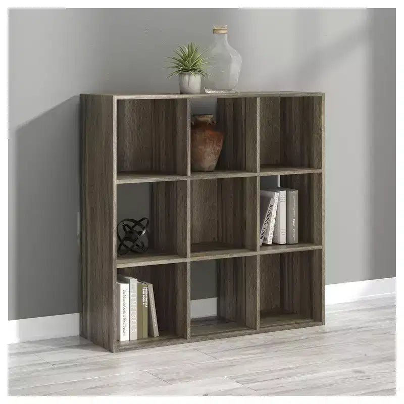 Signature Design by Ashley, Organizer salvaspazio a 9 cubi - Libreria aperta e versatile, espositore per l'organizzazione della casa moderna