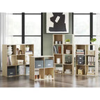 Signature Design by Ashley, Organizer salvaspazio a 9 cubi - Libreria aperta e versatile, espositore per l'organizzazione della casa moderna