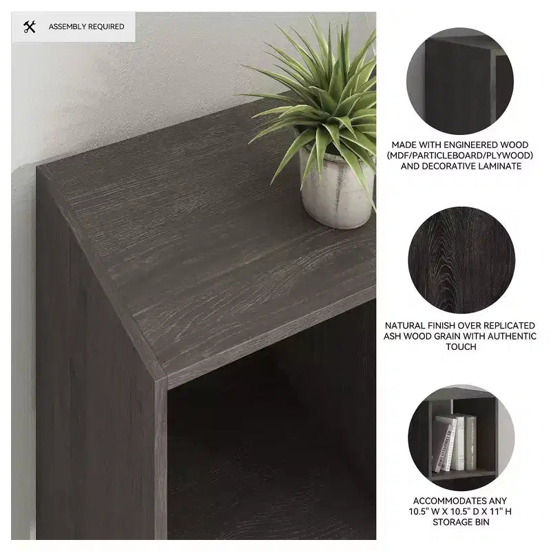 Signature Design by Ashley, Organizer salvaspazio a 9 cubi - Libreria aperta e versatile, espositore per l'organizzazione della casa moderna
