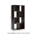 Signature Design by Ashley 8 Cube Storage Organizer - Versatile Libreria Aperta e Unità Espositiva per un'Organizzazione Domerna Moderna