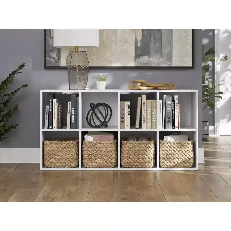 Signature Design by Ashley 8 Cube Storage Organizer - Versatile Libreria Aperta e Unità Espositiva per un'Organizzazione Domerna Moderna