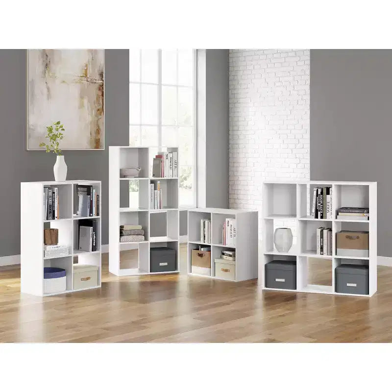 Signature Design by Ashley 8 Cube Storage Organizer - Versatile Libreria Aperta e Unità Espositiva per un'Organizzazione Domerna Moderna