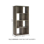 Signature Design by Ashley 8 Cube Storage Organizer - Versatile Libreria Aperta e Unità Espositiva per un'Organizzazione Domerna Moderna