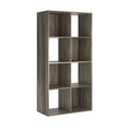 Signature Design by Ashley 8 Cube Storage Organizer - Versatile Open Bookcase and Display Unit for Modern Home Organization