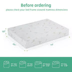 Materasso in memory foam da 8-10 pollici in scatola, schiuma gel medio-rigida con rivestimento rinfrescante in bambù, senza fibra di vetro, certificato CertiPUR-US