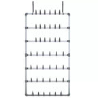 vidaXL Scarpiera Sospesa Argento 26x5,1x54,7
