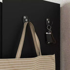 TruAIR Black Scarpiera a 6 Ripiani con 2 Ante - Grande Organizer per Scarpe da Ingresso e Soggiorno con Ganci