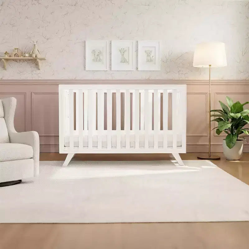 Culla per neonati Comfy Cubs da 0 a 3 anni - Altezza del materasso regolabile - Portata 36 kg per cameretta