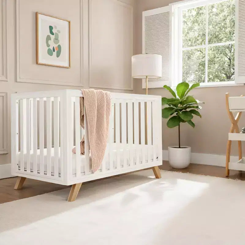 Culla per neonati Comfy Cubs da 0 a 3 anni - Altezza del materasso regolabile - Portata 36 kg per cameretta