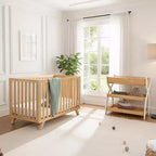 Culla per neonati Comfy Cubs da 0 a 3 anni - Altezza del materasso regolabile - Portata 36 kg per cameretta