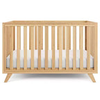 Comfy Cubs Baby Crib for 0 to 3 Years - Adjustable Mattress Height - 80 lbs Capacity Nursery Bed
