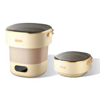 Lavatrice Portatile, Mini 13L Pieghevole Compatta Completamente Automatica - 3 Modalità, 2,3 kg Leggera per Camper/Dormitorio/Viaggio/Campeggio