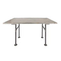 RESTORE Riverstone Grey Solid Wood Dining Table by Pipe Decor