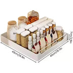 COZONY Organizer Estraibile per Armadio con Pellicola Adesiva, Ripiani Contenitori Estraibili Resistenti per Dispensa Cucina, Nessuna Perforazione Richiesta