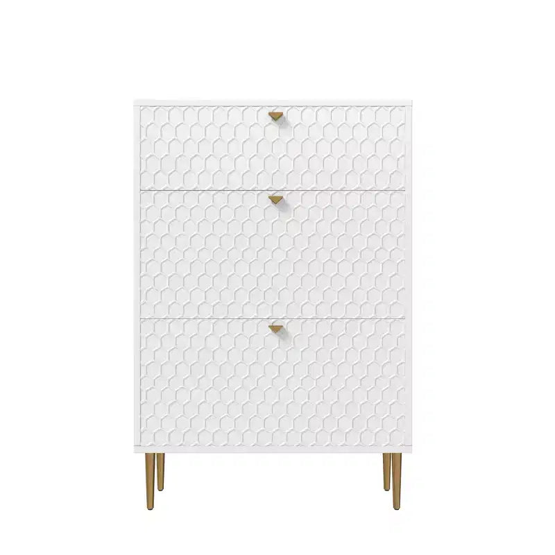 CLIHOME Scarpiera da Ingresso con 24 Paia, Organizzatore per Scarpe con Cassetti a Ribalta, Scaffale Armadio Porta Scarpe