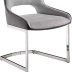 HomeStock D1119 2 sedie da pranzo grigie