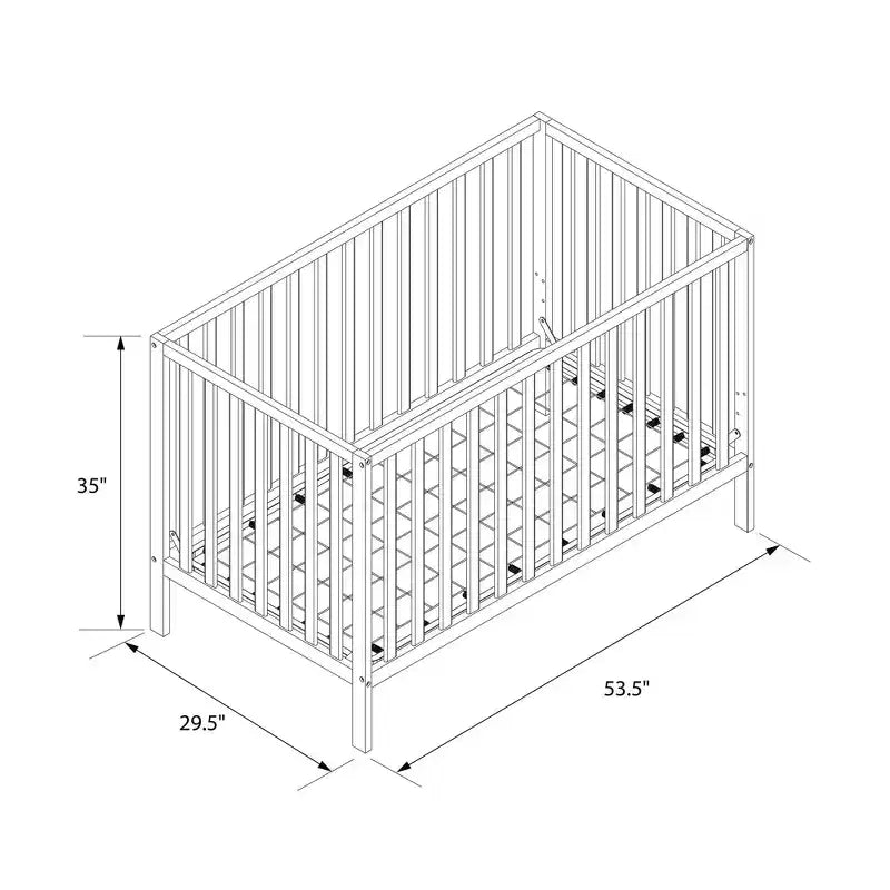 Culla Convertibile 3-in-1 Baby Relax Ivey