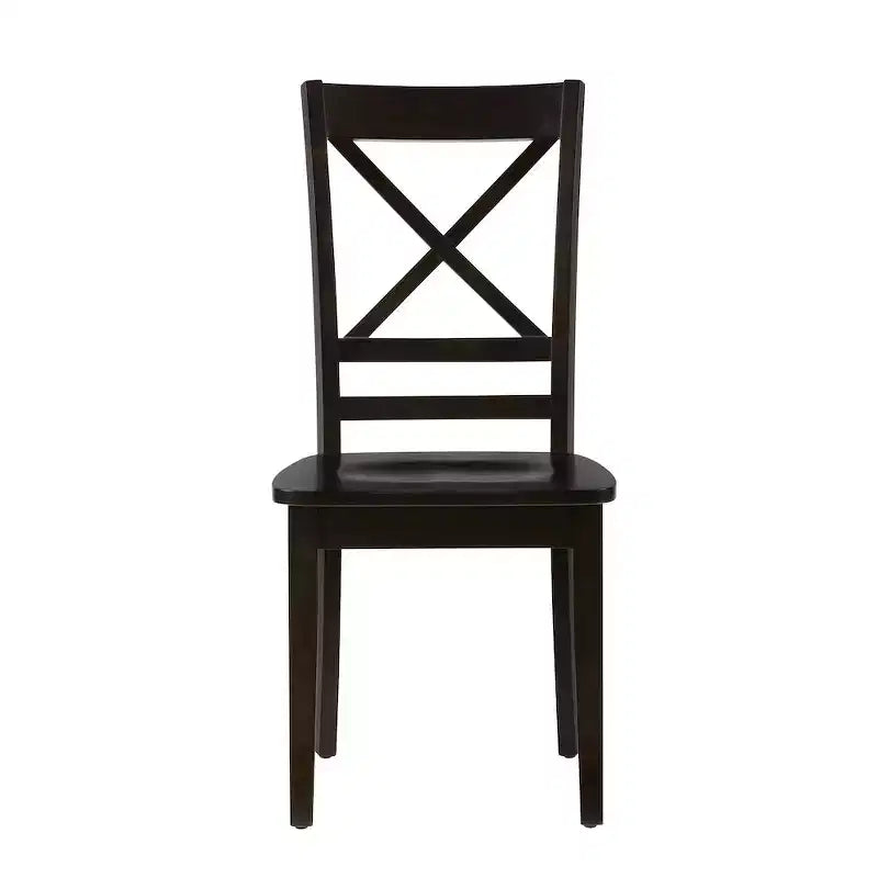 Jofran,Simplicity Solid Wood Classic Cross-Back Dining Chair (Set of 2)