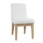 Jofran, Sedia da pranzo Parsons imbottita in legno massello rustico moderno Sequoia (set da 2)