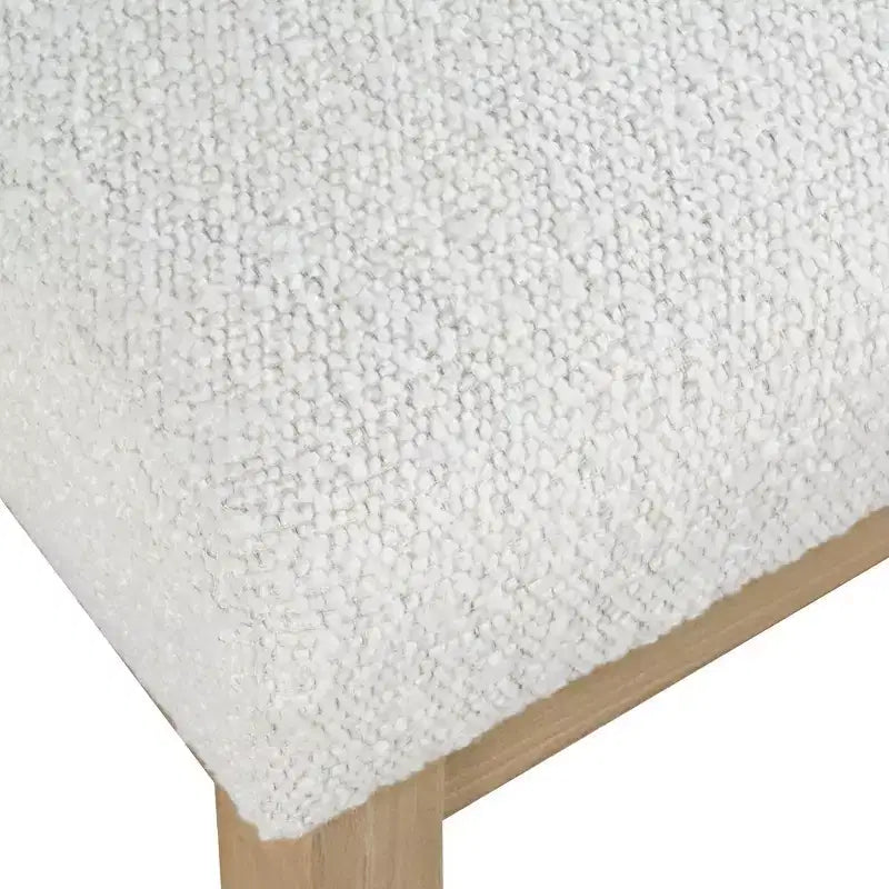 Jofran, Sedia da pranzo Parsons imbottita in legno massello rustico moderno Sequoia (set da 2)