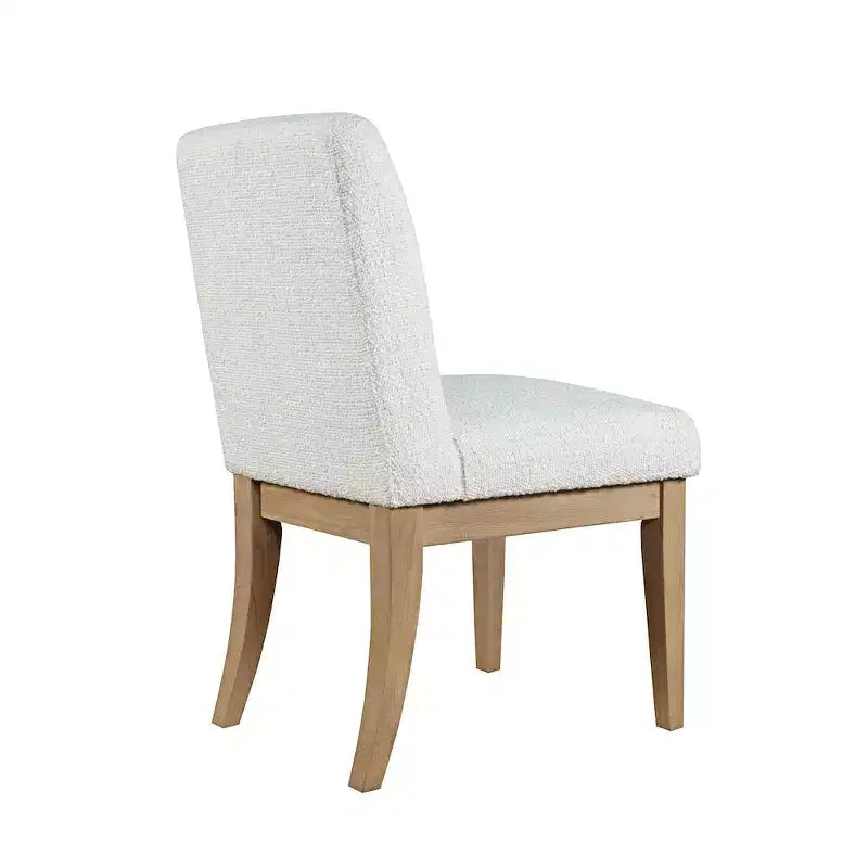 Jofran, Sedia da pranzo Parsons imbottita in legno massello rustico moderno Sequoia (set da 2)