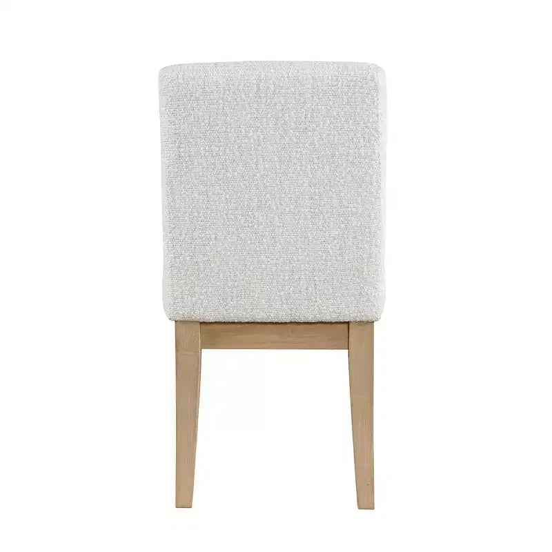 Jofran, Sedia da pranzo Parsons imbottita in legno massello rustico moderno Sequoia (set da 2)